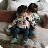Chaussons en coton Goupil, Lait et miel
