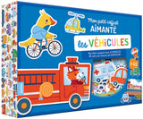 Mon petit coffret aimanté Les véhicules, Auzou