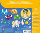 masques et tattoos Dino, Auzou
