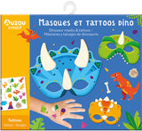 masques et tattoos Dino, Auzou