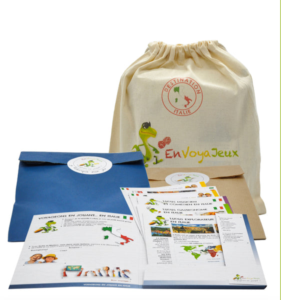 Voyageons en jouant l’Italie, Envoyajeux
