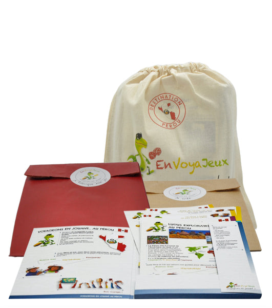 Voyageons en jouant le Pérou, Envoyajeux