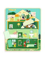 Puzzle 3 niveaux Chez Léo, Djeco
