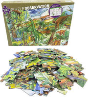 Puzzle observation Dinosaures, Djeco