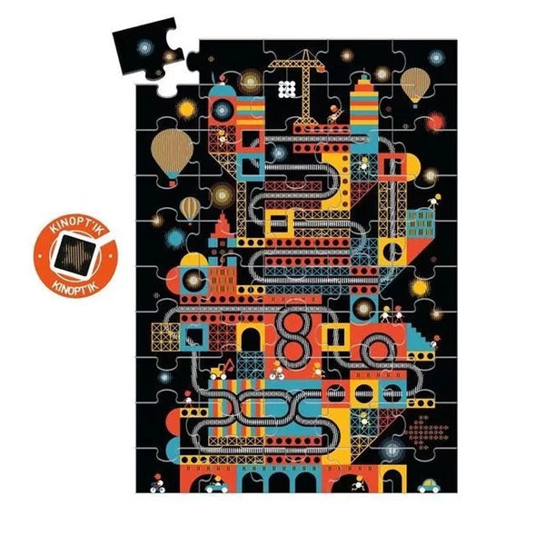 Wizzy’puzzle La ville animée, Djeco