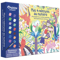 Mes 4 peintures au numéro, Auzou