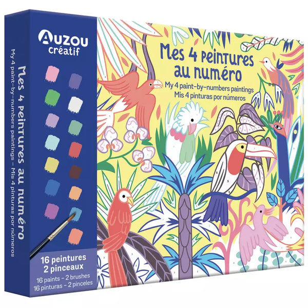 Mes 4 peintures au numéro, Auzou
