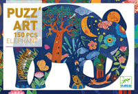 Puzz’art Éléphant 150 pièces, Djeco