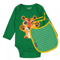 Set cadeau Body/bavoir, Coq en pâte