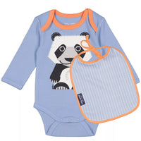 Set cadeau Body/bavoir, Coq en pâte