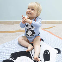 Set cadeau Body/bavoir, Coq en pâte