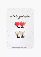 Boucles d’oreilles Clip, Mini Galaxie
