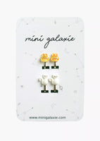 Boucles d’oreilles Clip, Mini Galaxie