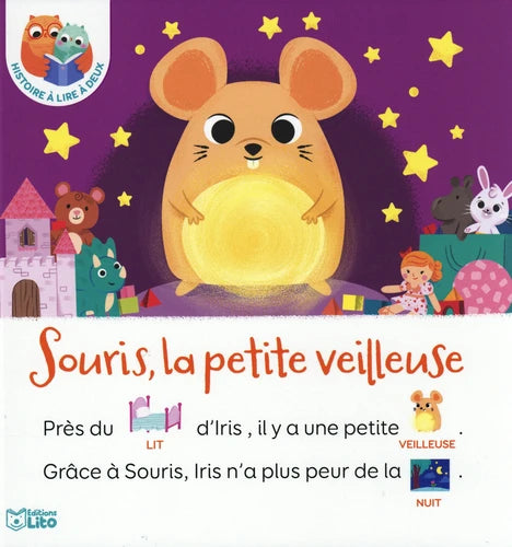 Souris, la petite veilleuse, Editions Lito