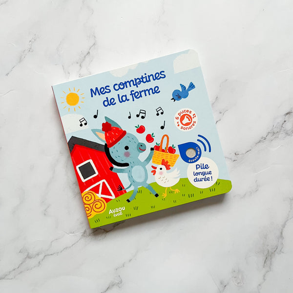 Mes comptines de la ferme, Auzou