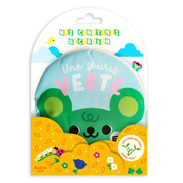 Livre tissus Une souris verte, Auzou