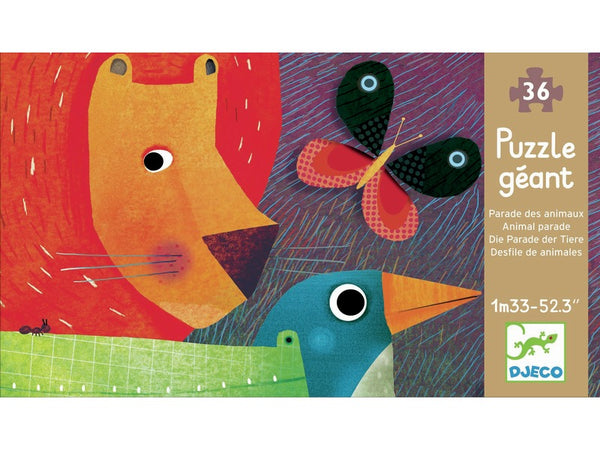 Puzzle Géant La parade des animaux, Djeco