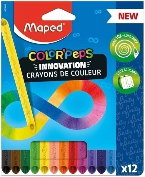 12 crayons Infinity, Maped