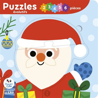 Puzzles évolutifs Joyeux Noël! Editions Lito