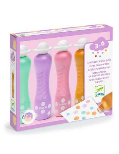 Marqueurs mousse Gros pois, Djeco