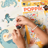 Poster creatif Dinosaures, Poppik