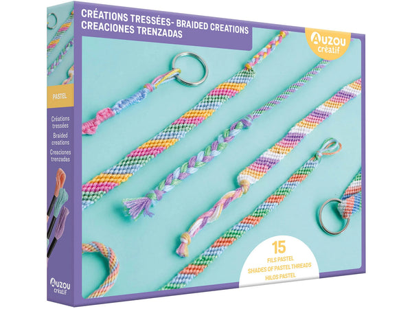 Créations tressées pastel, Auzou