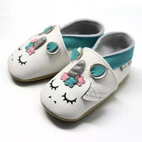 Chaussons cuir Licorne, Lait et Miel