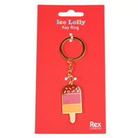 Porte clefs Glace colorée, Rex London