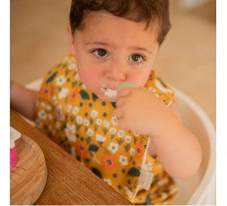 Bavoir en coton bio, Mimi et Cookie