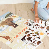 Poster de stickers La Savane, Poppik