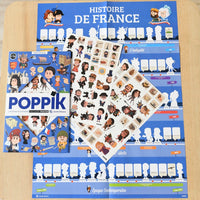 Poster de stickers Histoire de France, Poppik