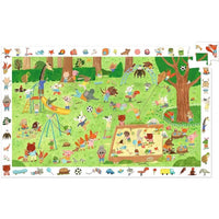 Puzzle observation Le square des petits amis, Djeco