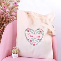 Tote bag Nounou, Ourson câlin