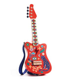 Guitare Rock 4 cordes métalliques, djeco