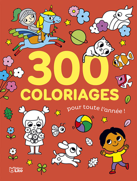 300 coloriages pour toute l’année, Editions Lito