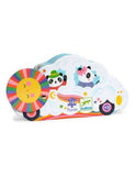 Puzzle silhouette Voiture nuage, Djeco