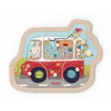 Puzzle encastrable premier âge « Les amis en promenade », Bababoo and friends