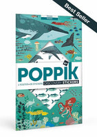Poster de stickers fonds marins, Poppik