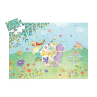 Puzzle silhouette Princesse du printemps 36 pièces, Djeco
