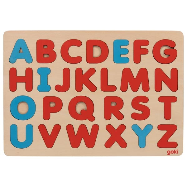 Puzzle lettres Montessori, Goki