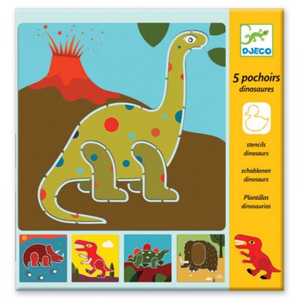 Pochoirs Dinosaures, Djeco