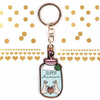 Porte clefs Super maman, créa bisontine