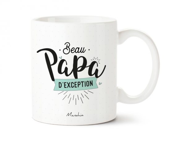 Mug Beau Papa d'exception, Manahia