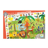 Puzzle observation Jungle 35 pièces, Djeco
