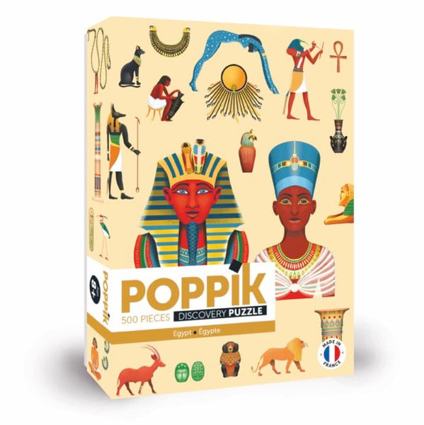 Puzzle 500 pièces Egypte, Poppik