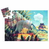 Puzzle silhouette 24 pieces Téo le Dino, Djeco