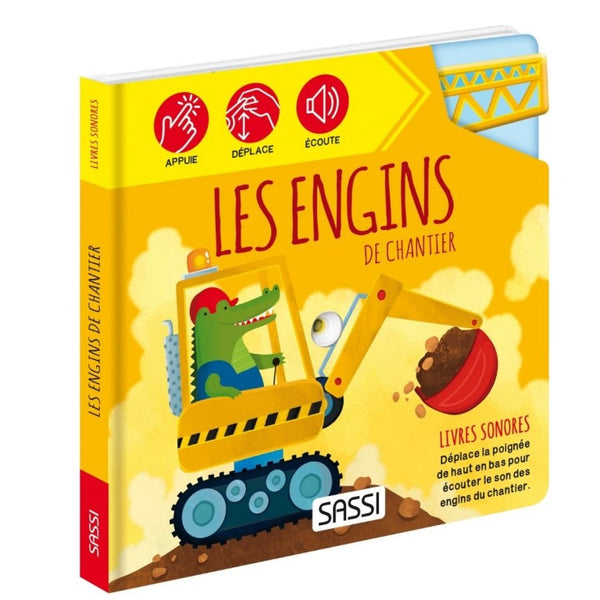 Livre sonore Les engins, Sassi Junior