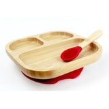 Set assiette et cuillère bambou, Cap Bambou