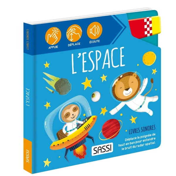 Livre sonore L’espace, Sassi junior