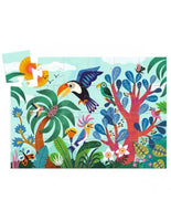 Puzzle silhouette 24 pieces Toucan, Djeco